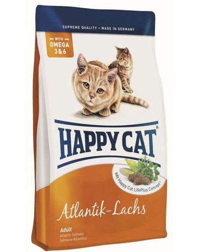 HAPPY CAT Fit & Well Adult Atlanik Lachs 12kg
