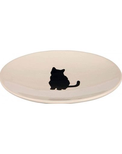 TRIXIE Keramikteller mit Katzenmotiv