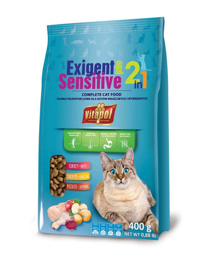VITAPOL Katzenfutter für wählerische Katzen 400g