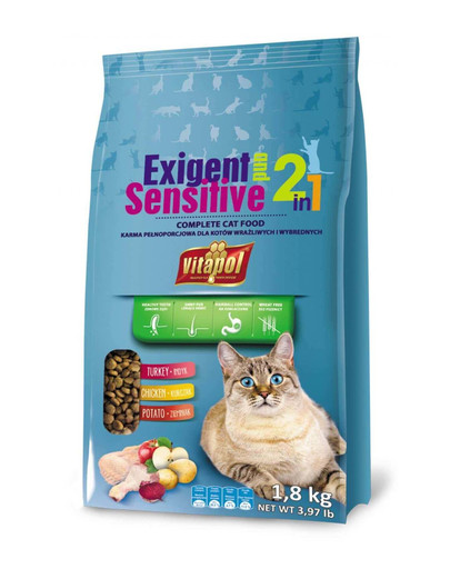 VITAPOL Katzenfutter für wählerische Katzen 1,8 kg