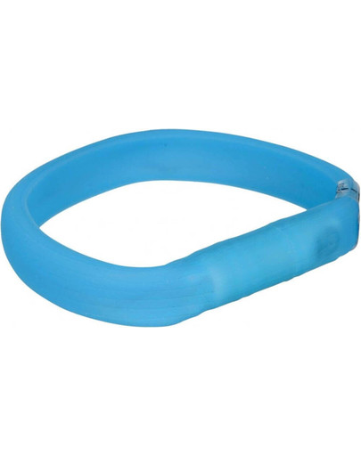 TRIXIE USB Flash Leuchtband M–L: 50 cm/30 mm, blau
