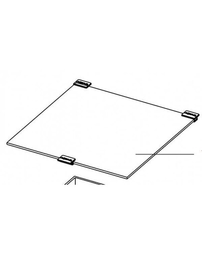AQUAEL Abdeckscheibe für Shrimp Set 30L Weiß