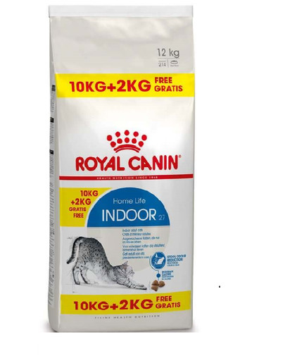 ROYAL CANIN INDOOR 27 Trockenfutter für Wohnungskatzen 12kg