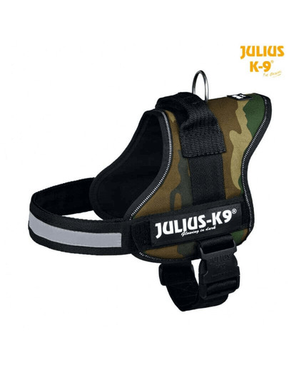 TRIXIE Geschirr für Hunde Julius-K9, Camouflage-Stil, 3/XL: 82-116 cm/50mm
