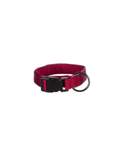 TRIXIE Experience Halsband, M-L: 37–50 cm/30 mm, weinrot