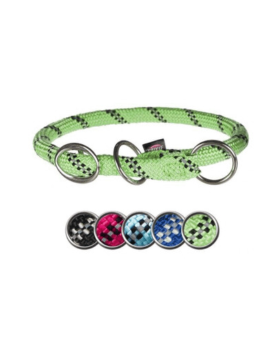 TRIXIE Sporty Rope Zug-Stopp-Halsband S–M: 40 cm/8 mm, apfel