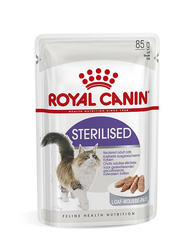 ROYAL CANIN STERILISED Mousse Nassfutter für ausgewachsene Katzen