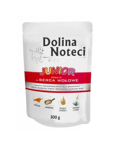 DOLINA NOTECI Premium Junior Rinderherzen 300g