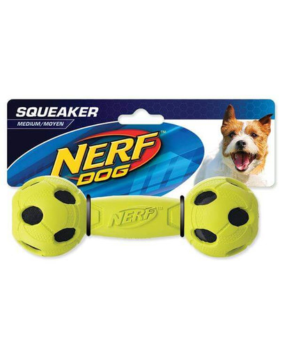 NERF Dog Hantel gummiummantelt mit Quietscher M