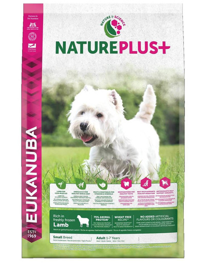 EUKANUBA Nature Plus+ Adult Small Breed Lamm 2,3 kg