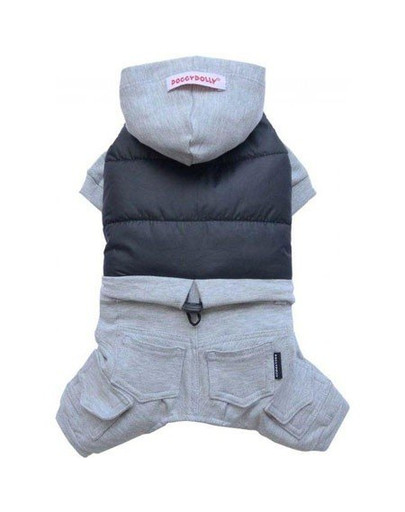 DOGGY DOLLY Sport-Overall, grau, XL 33-35 cm/51-53 cm