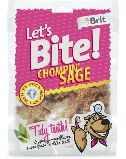 BRIT Care Let's Bite Dog Chompin' Sage 150g