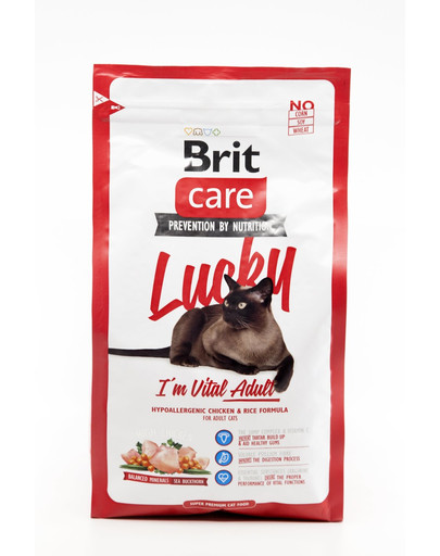 BRIT Care Cat Lucky I'm Vital Adult 7kg