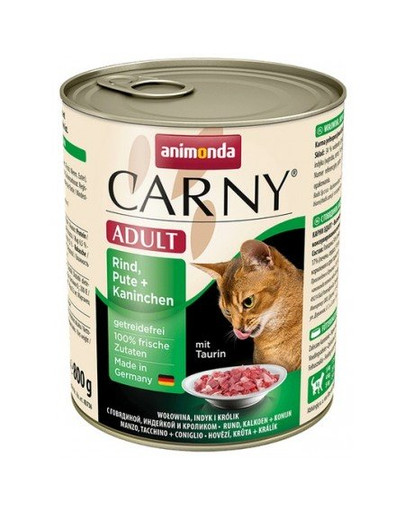ANIMONDA Carny Adult Rind, Pute, Kaninchen 800g