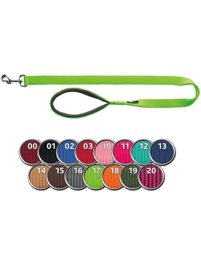 TRIXIE Premium Leine, M–L: 1.00 m/20 mm, orchidee