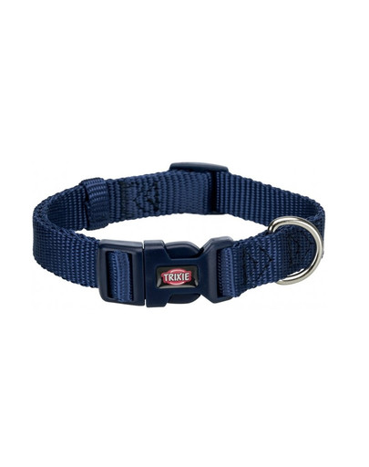 TRIXIE Premium Halsband, M–L: 35–55 cm/20 mm, indygo
