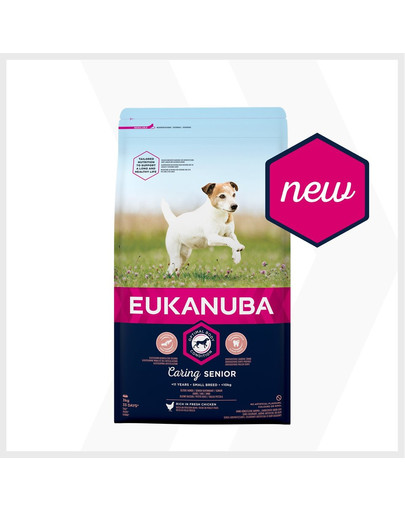 EUKANUBA Caring Senior Small Breed Reich an frischem Huhn  3kg
