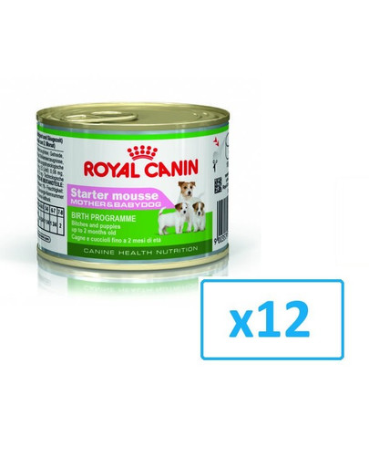ROYAL CANIN Starter Mousse Mother & Babydog 12 x 195 g