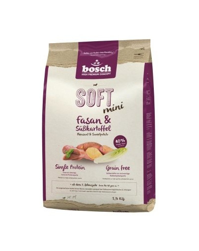 BOSCH SOFT MINI Fasan & Süßkartoffel 2.5 kg
