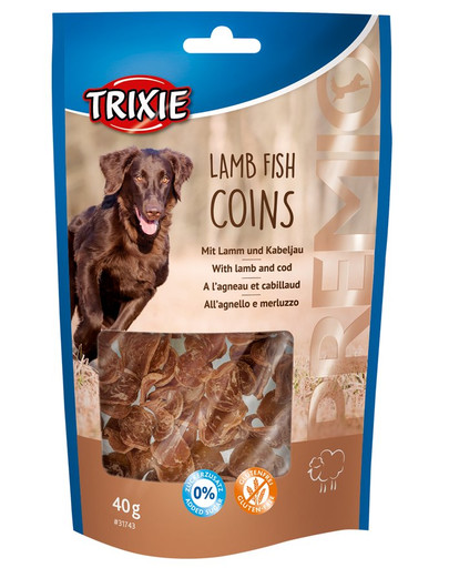 TRIXIE PREMIO Lamb Fish Coins 40 g