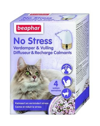 BEAPHAR No Stress Diffusor + Nachfüllpackung Behavioural Aromatiser für Katzen 30 ml