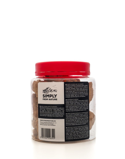 SIMPLY FROM NATURE Baked Cookies with Cranberry gebackene Kekse mit Moosbeere 220g
