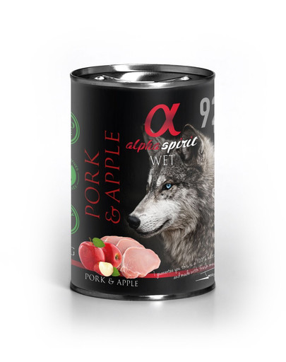 ALPHA SPIRIT Schweinefleisch mit Apfel 6 x 400 g