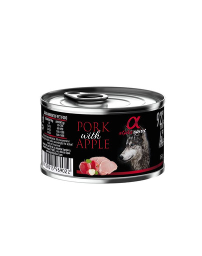 ALPHA SPIRIT Schweinefleisch mit Apfel 150 g