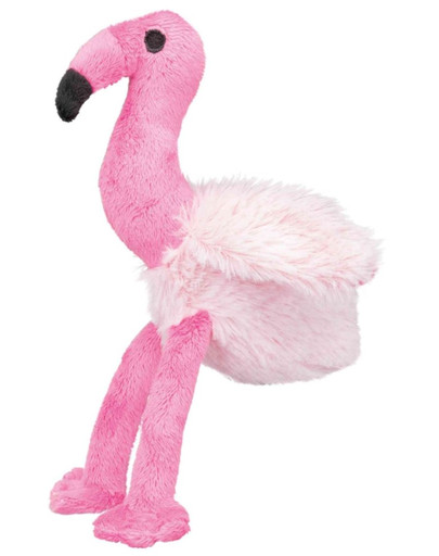 TRIXIE Spielzeug Flamingo mit Stimme 40 cm