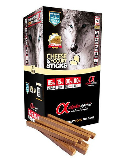 ALPHA SPIRIT Sticks Käse & Joghurt 16 x 4 x 10 g