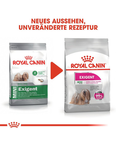 ROYAL CANIN EXIGENT MINI Trockenfutter für wählerische kleine Hunde 3 kg
