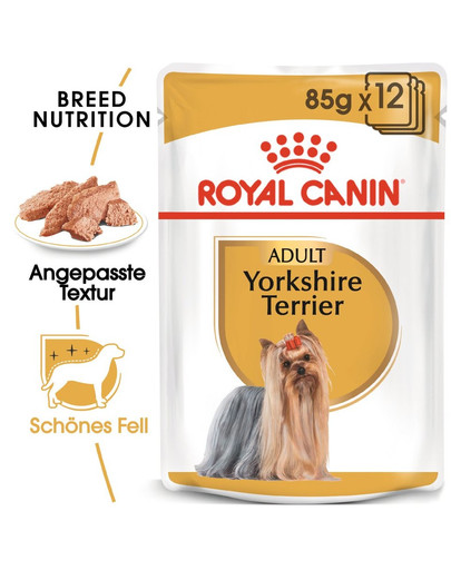 ROYAL CANIN Yorkshire Terrier Adult Hundefutter nass 85 g