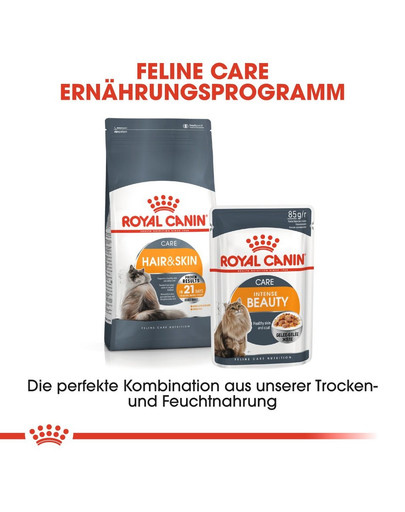 ROYAL CANIN Intense Beauty Katzenfutter nass in Gelee für schönes Fell 85 g