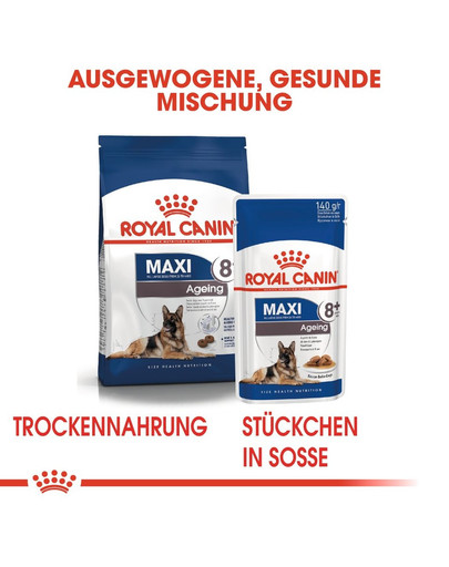 ROYAL CANIN MAXI Ageing 8+ Trockenfutter für ältere große Hunde 15 kg