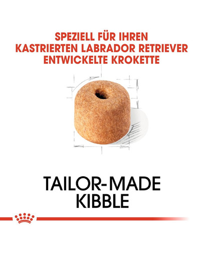 ROYAL CANIN Labrador Retriever Adult Sterilised Trockenfutter für kastrierte Hunde 3 kg