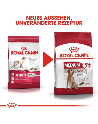 ROYAL CANIN MEDIUM Adult 7+ Trockenfutter für ältere mittelgroße Hunde 4 kg