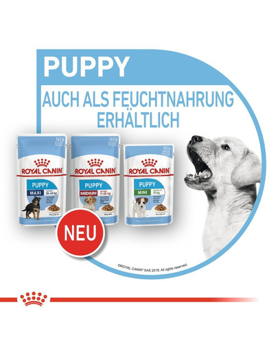 ROYAL CANIN MEDIUM Puppy Welpenfutter trocken für mittelgroße Hunde 10 kg