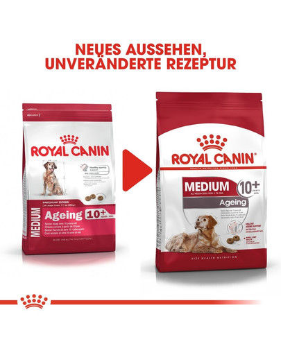 ROYAL CANIN MEDIUM Ageing 10+ Trockenfutter für ältere mittelgroße Hunde 15 kg