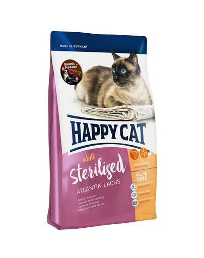 HAPPY CAT Supreme Sterilised Atlantik-Lachs 4 kg