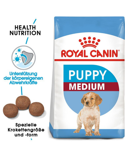 ROYAL CANIN MEDIUM Puppy Welpenfutter trocken für mittelgroße Hunde 1 kg