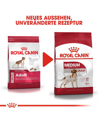 ROYAL CANIN MEDIUM Adult Trockenfutter für mittelgroße Hunde 4 kg