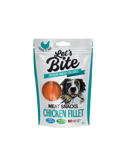 BRIT Let’s Bite Meat Snacks - Chicken Fillet 80g