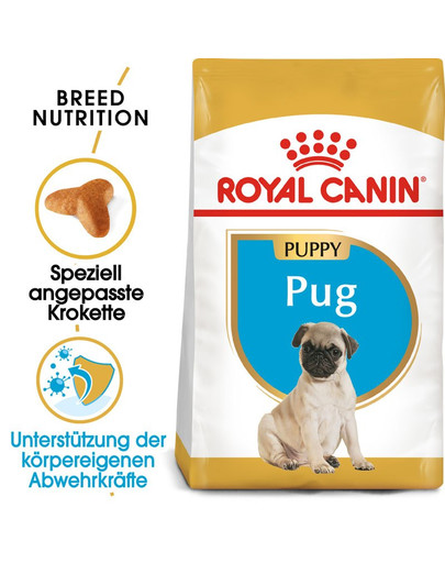 ROYAL CANIN Pug Puppy Welpenfutter trocken für Mops 1,5 kg