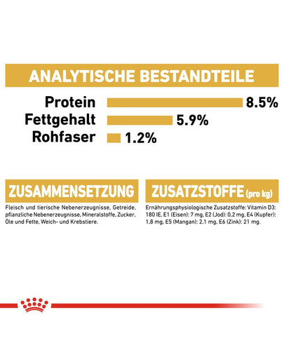 ROYAL CANIN Dachshund Adult Hundefutter nass für Dackel 85 g