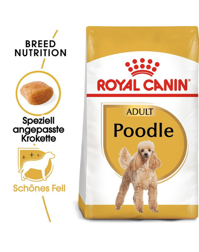 ROYAL CANIN Poodle Adult Hundefutter trocken für Pudel 1,5 kg