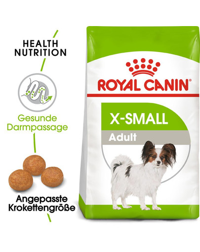 ROYAL CANIN X-SMALL Adult Trockenfutter für sehr kleine Hunde 3 kg