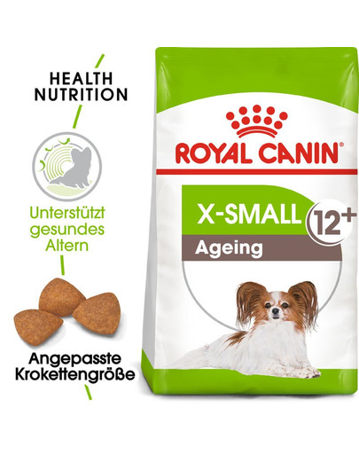 ROYAL CANIN X-SMALL Ageing 12+ Trockenfutter für ältere sehr kleine Hunde 1,5 kg