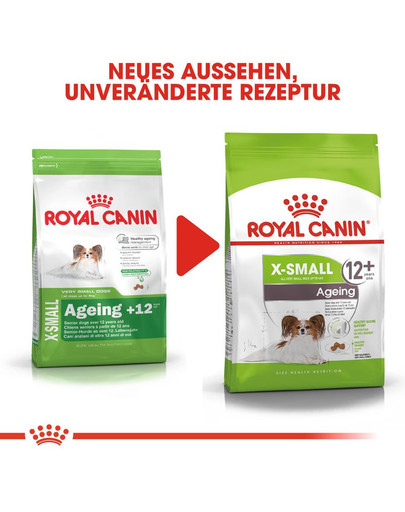 ROYAL CANIN X-SMALL Ageing 12+ Trockenfutter für ältere sehr kleine Hunde 1,5 kg