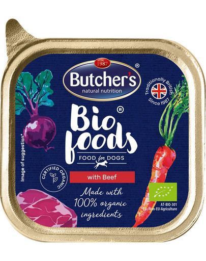 BUTCHER'S Bio Foods mit Rind und Kalb 150g