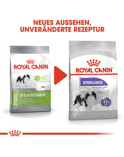 ROYAL CANIN STERILISED X-SMALL Trockenfutter für kastrierte sehr kleine Hunde 1,5 kg